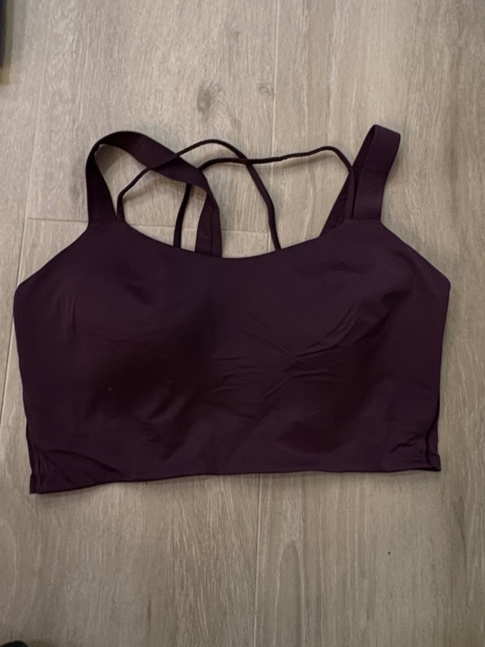 Lululemon Size 10 Women's Like a cloud Sports Bra Marroon